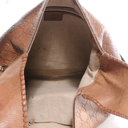 Gucci Guccissima Old Libeccio Medium New Jackie Hobo Old Naturale 5 of 9