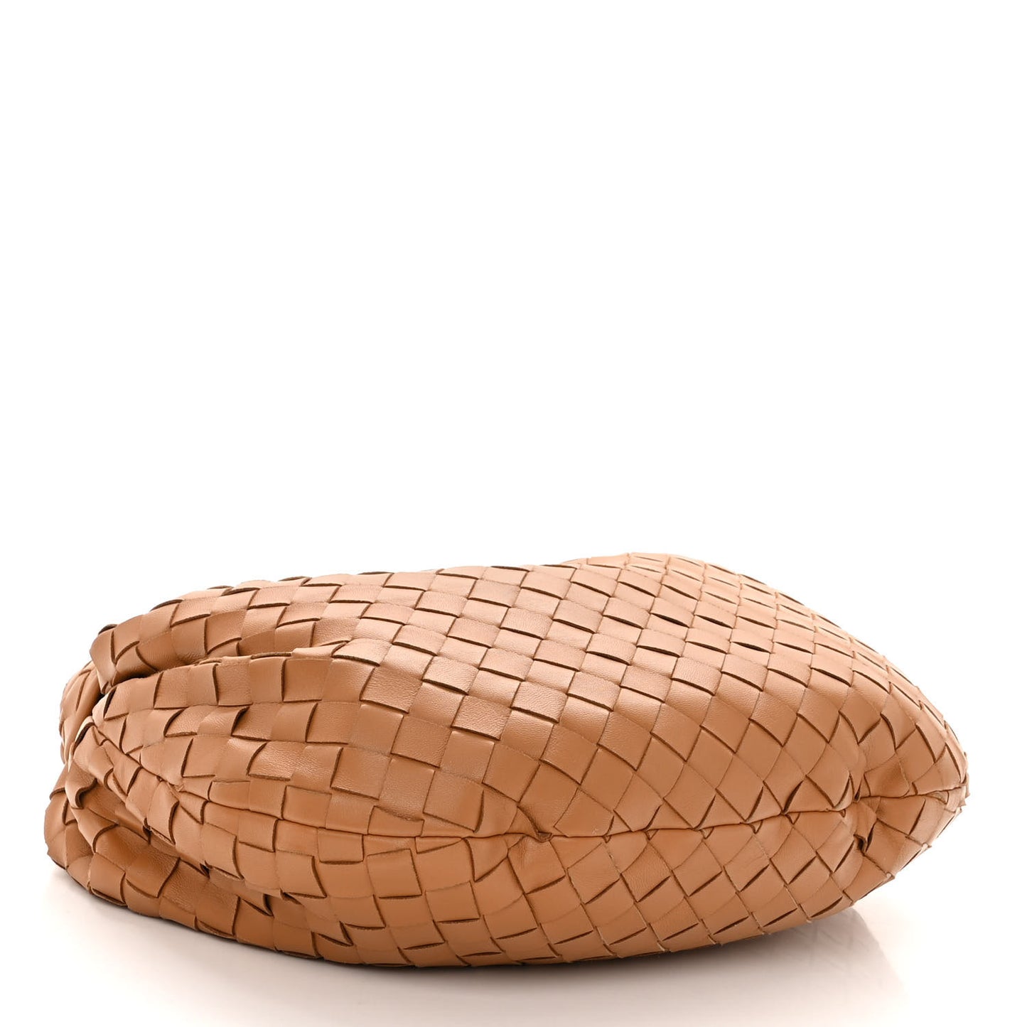 Nappa Intrecciato Teen Jodie Hobo Caramel
