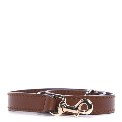 Gucci Calfskin 25mm Shoulder Strap Brown 1 of 3