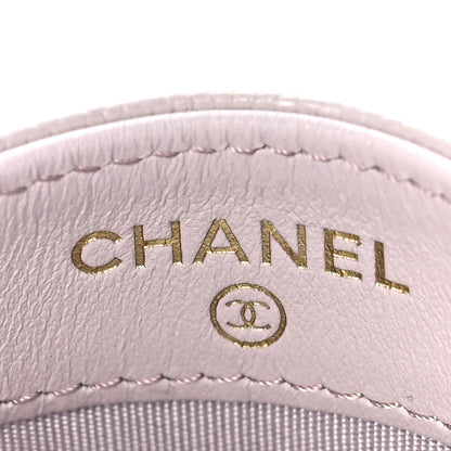 Chanel Caviar Quilted Chevron Boy Card Holder Light Purple 6 of 11