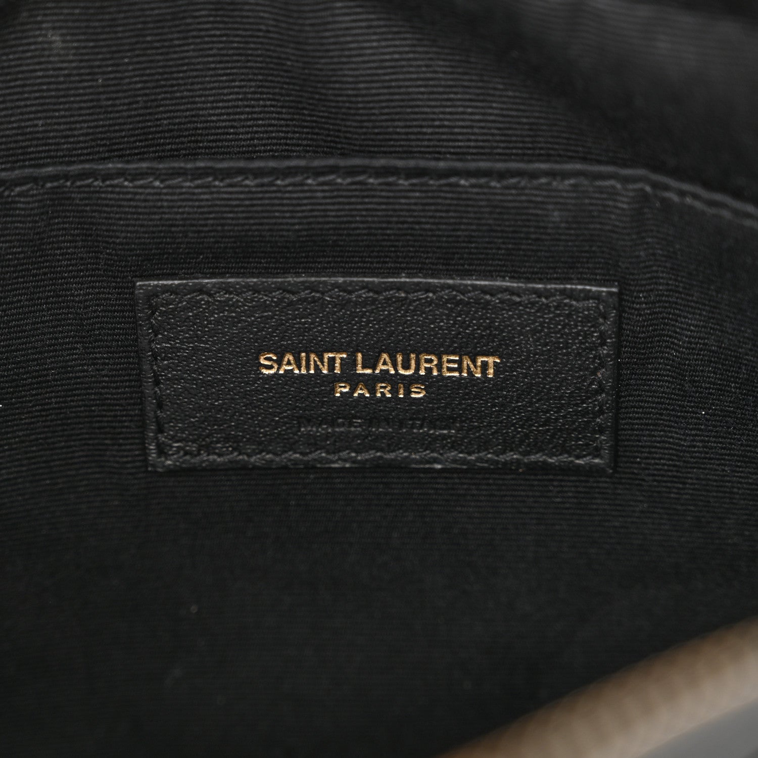 Saint Laurent Calfskin Matelasse Monogram Lou Camera Bag Black 6 of 10