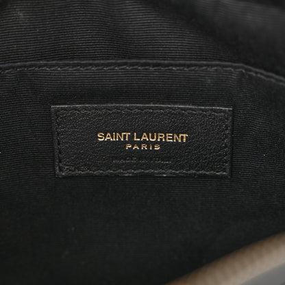Saint Laurent Calfskin Matelasse Monogram Lou Camera Bag Black 6 of 10