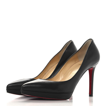 Christian Louboutin Shiny Nappa Pigalle Plato 100 Pumps 36.5 Black 4 of 9