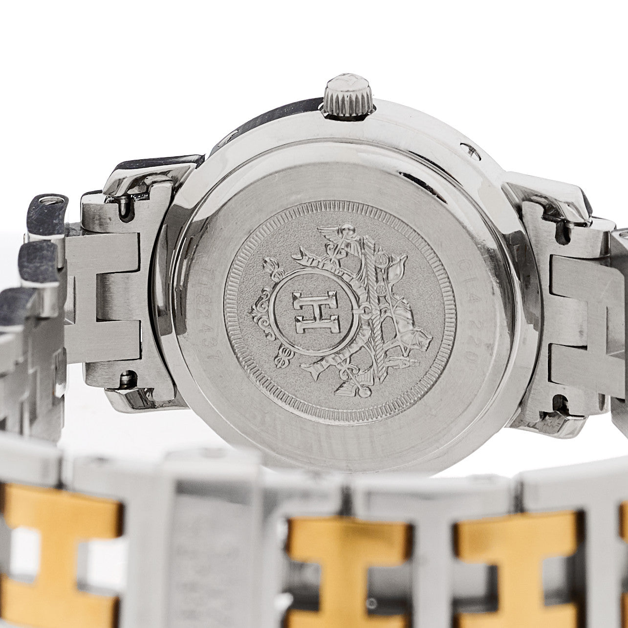 Stainless Steel 24mm Clipper Quartz Watch Gold