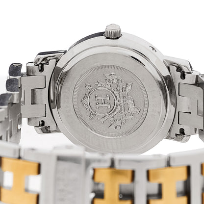 Hermes Stainless Steel 24mm Clipper Quartz Watch Gold 4 of 4