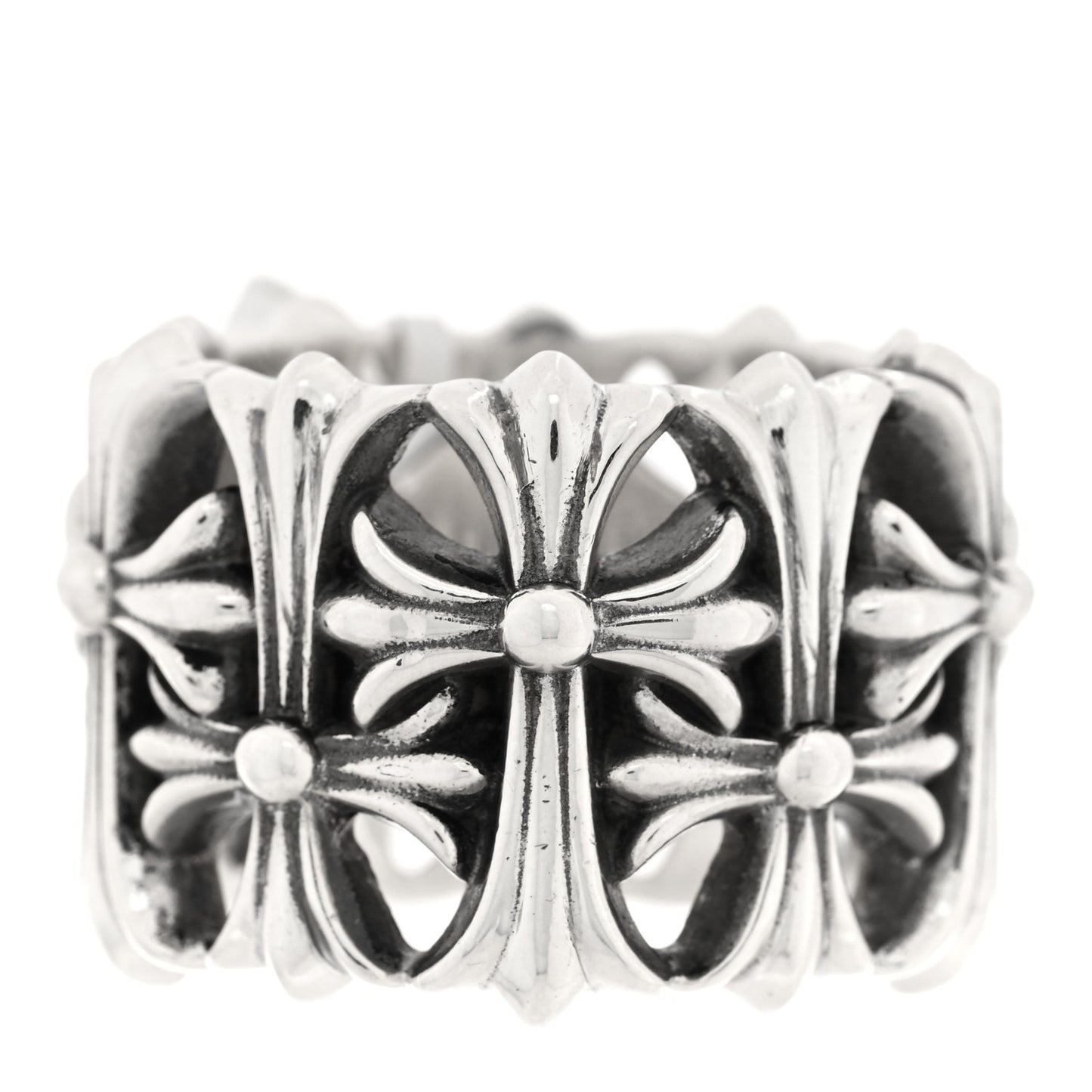 Sterling Silver Cemetery Cross Ring 67 12