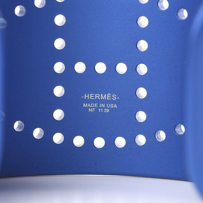 Hermes Aluminium Evelyne Sunset Cuff Bracelet T2 Bleu Egee 3 of 4