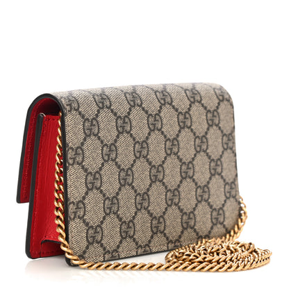 Gucci GG Supreme Monogram Mini Cherry Chain Bag 2 of 9