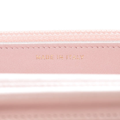 Chanel Calfskin Chevron Quilted Wallet On Chain WOC Pink 7 of 10