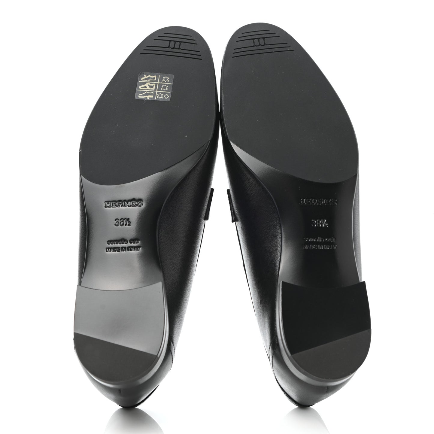 Goatskin Womens Royal Loafers 38.5 Black