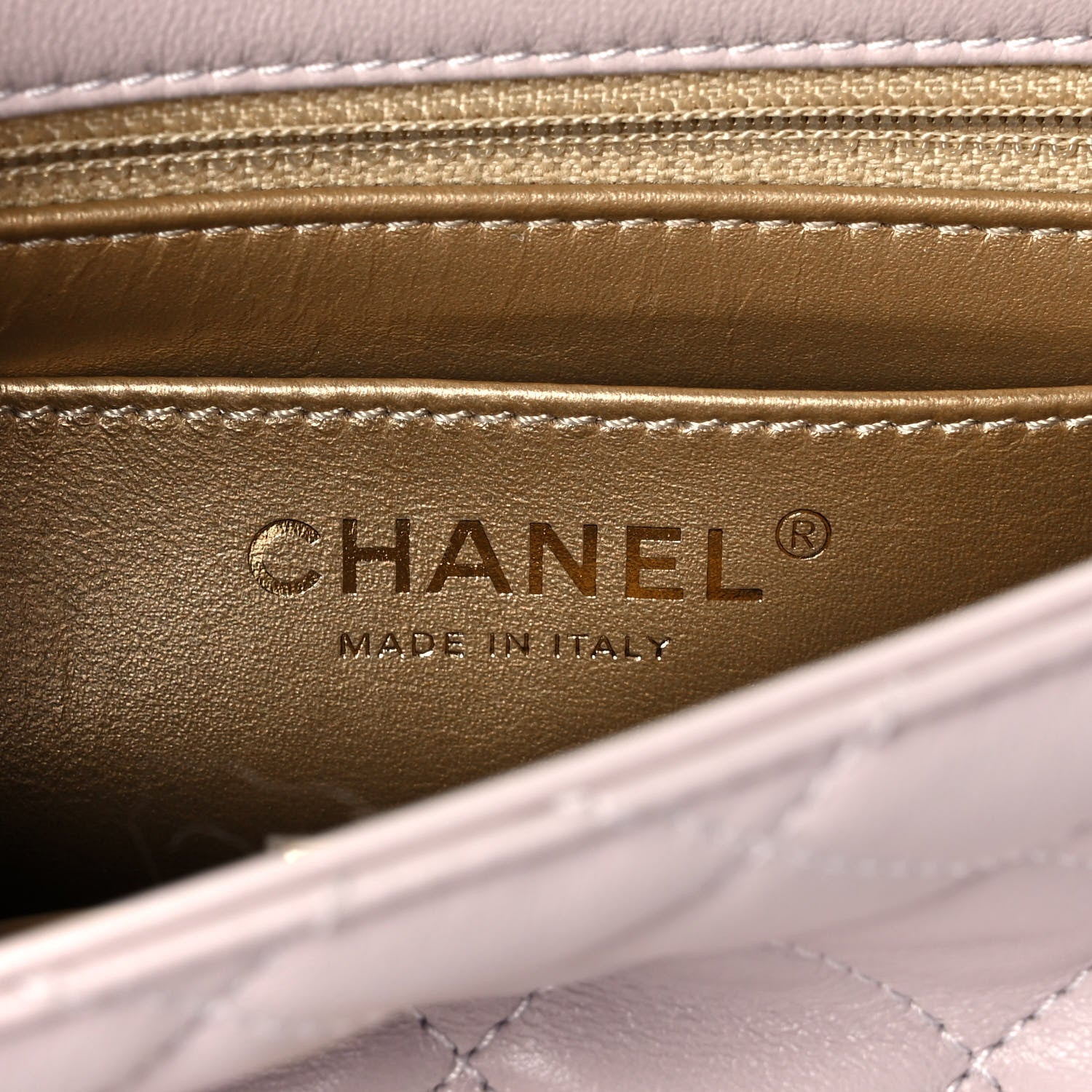 Chanel Lambskin Quilted Mini Pearl Crush Flap Light Purple 6 of 11