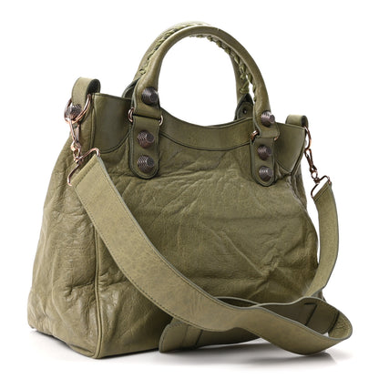 Balenciaga Agneau Giant 21 Rose Gold Hardware Vert Militaire 4 of 11
