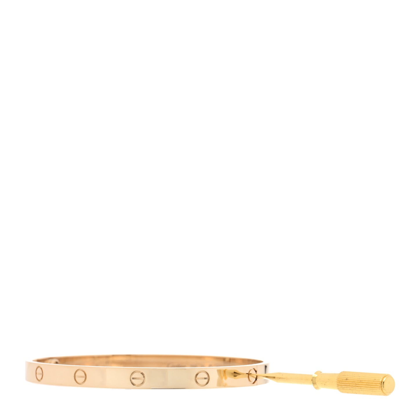 18K Yellow Gold LOVE Bracelet 21