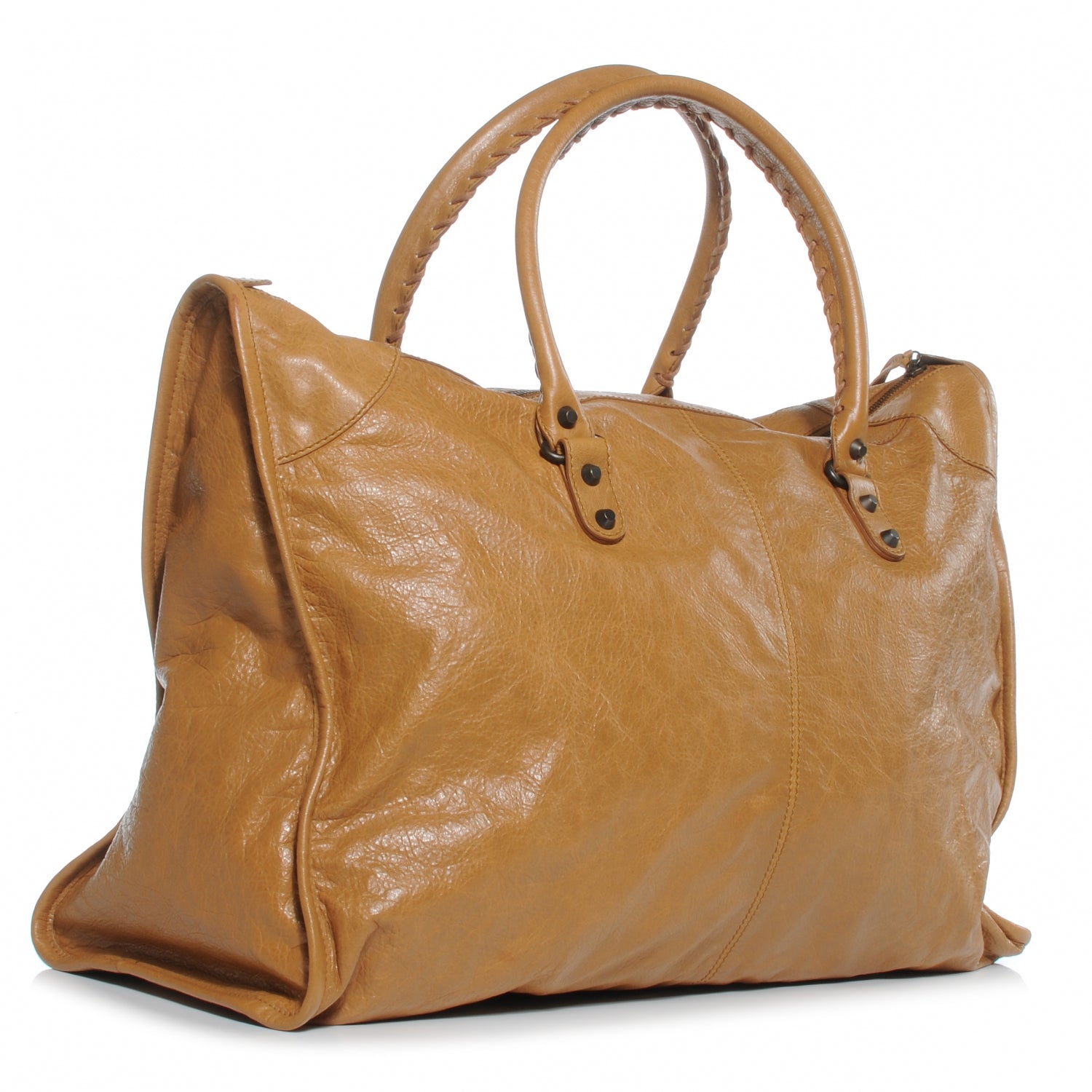 Balenciaga Agneau Weekender Cumin 3 of 10