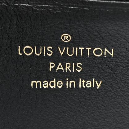 Louis Vuitton Calfskin Bubblegram Wallet On Strap Black 7 of 10