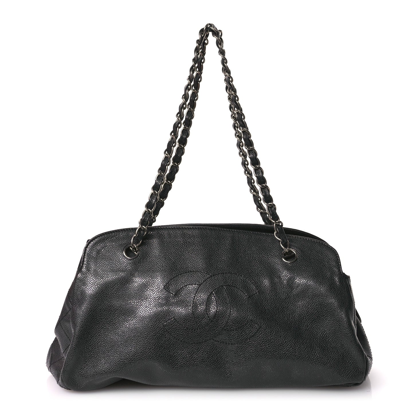 Caviar 31 CC Shoulder Bag Black