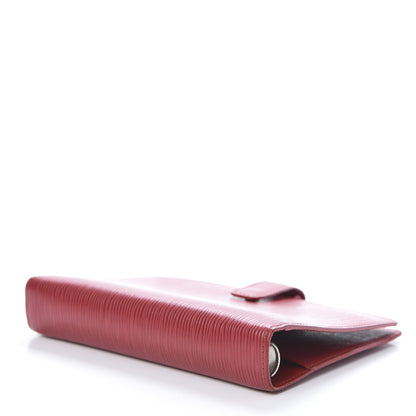 Louis Vuitton Epi Medium Ring Agenda Cover Rouge 4 of 12