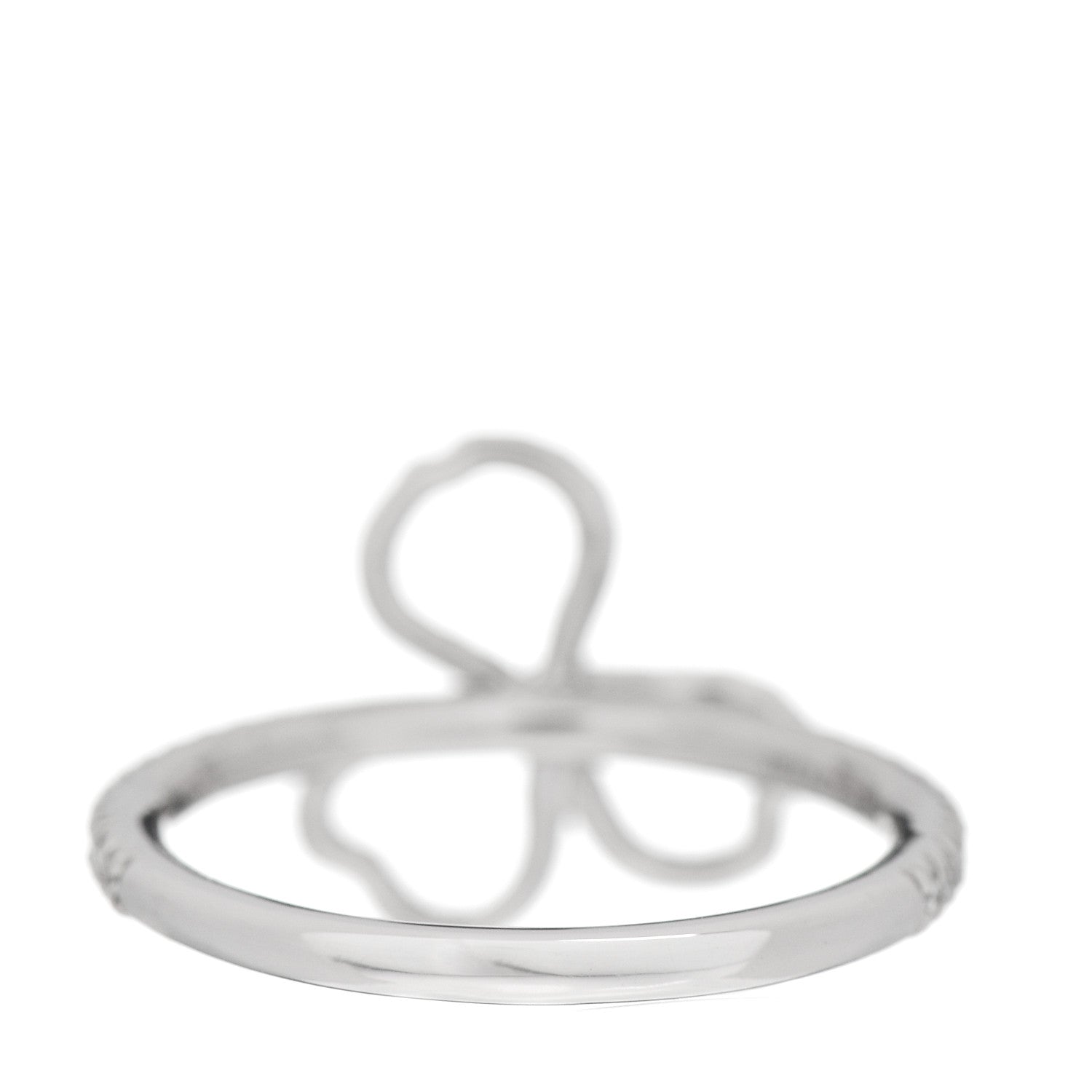 Tiffany Platinum Diamond Small Open Paper Flowers Ring 49 5 4 of 6