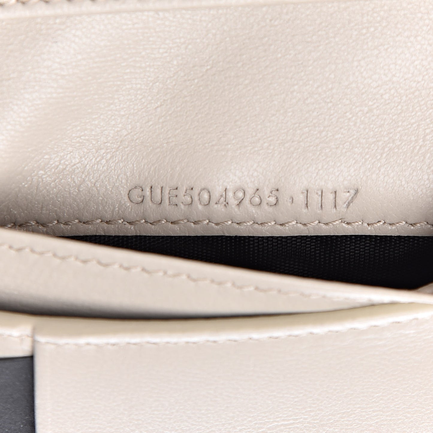 Lambskin Y Quilted Monogram Compact Loulou Wallet Nude Powder