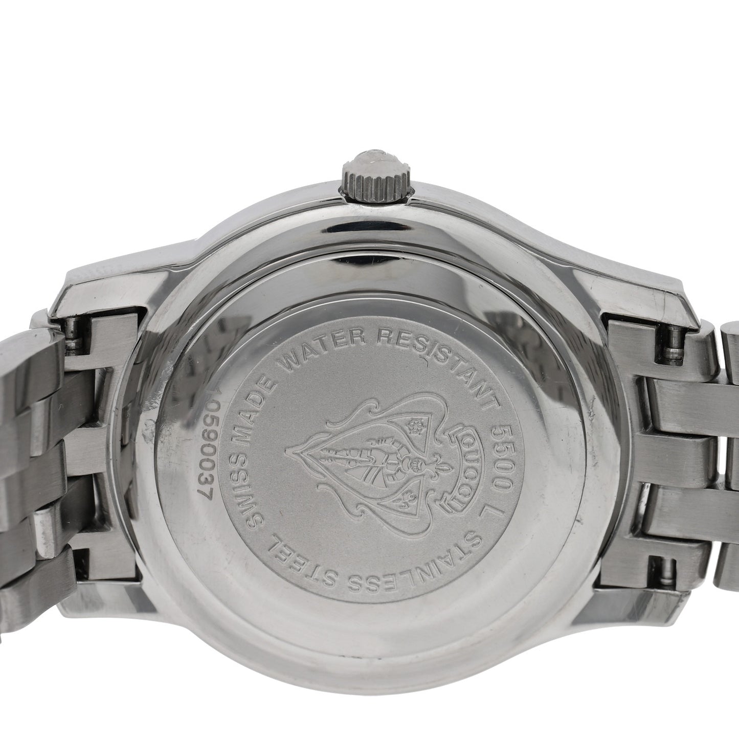 Stainless Steel Diamond Bezel Mother of Pearl 27mm 5500L Quartz Watch