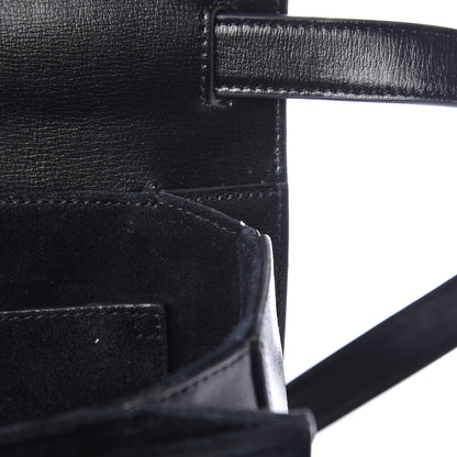 Saint Laurent Smooth Calfskin Suede Medium Bellechasse Black 10 of 10