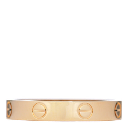 Cartier 18K Yellow Gold 3.5mm LOVE Wedding Band Ring 61 9.5 3 of 5
