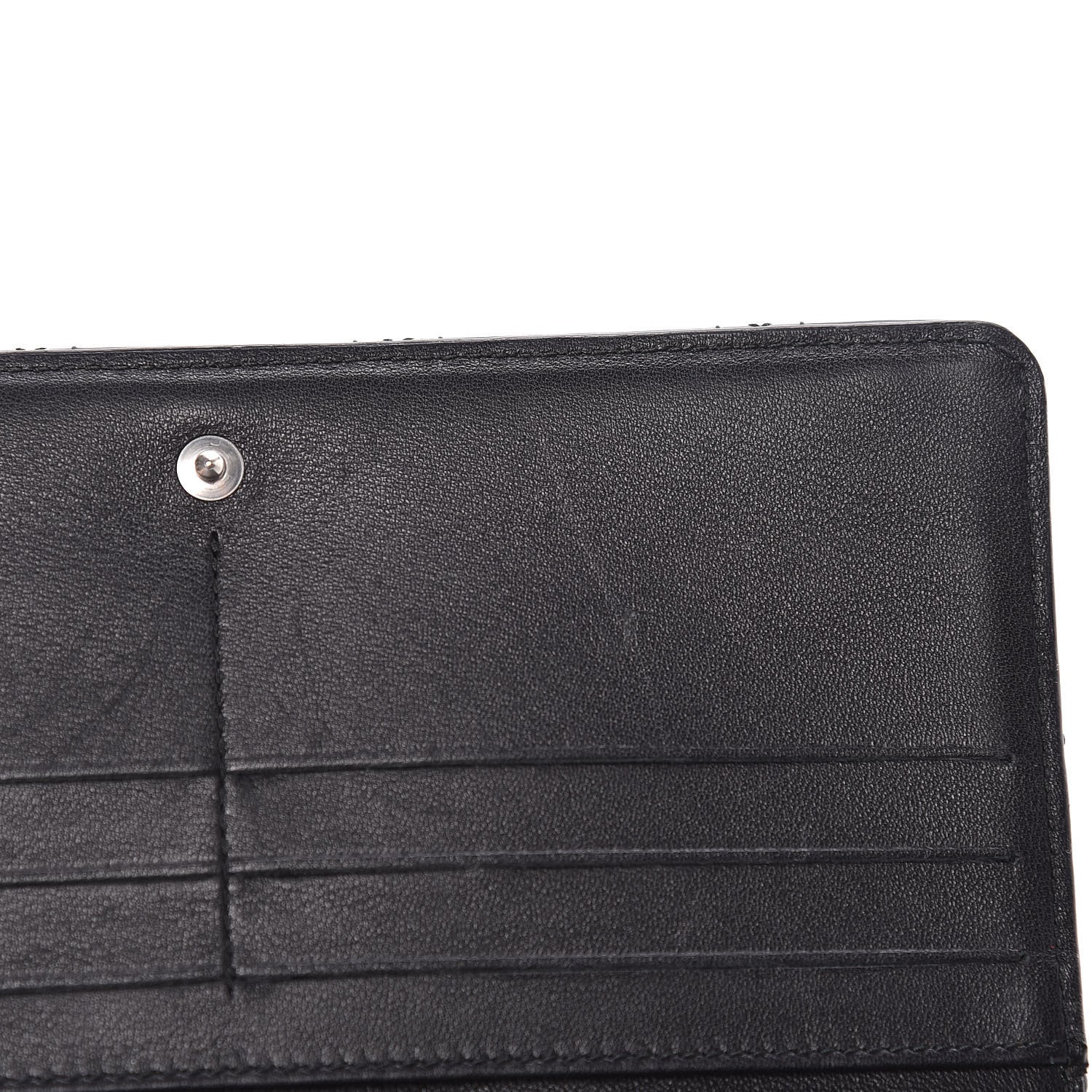 Christian Dior Patent Cannage Lady Dior Yen Wallet Black 11 of 14