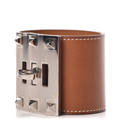 Hermes Barenia Kelly Extreme Dog Bracelet S Fauve 2 of 14