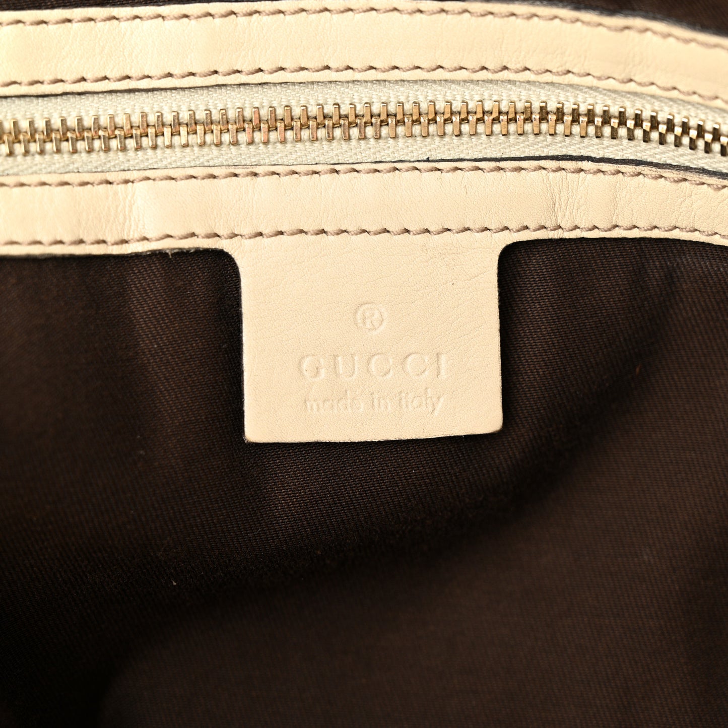 Calfskin Large Britt Shoulder Bag Ivory