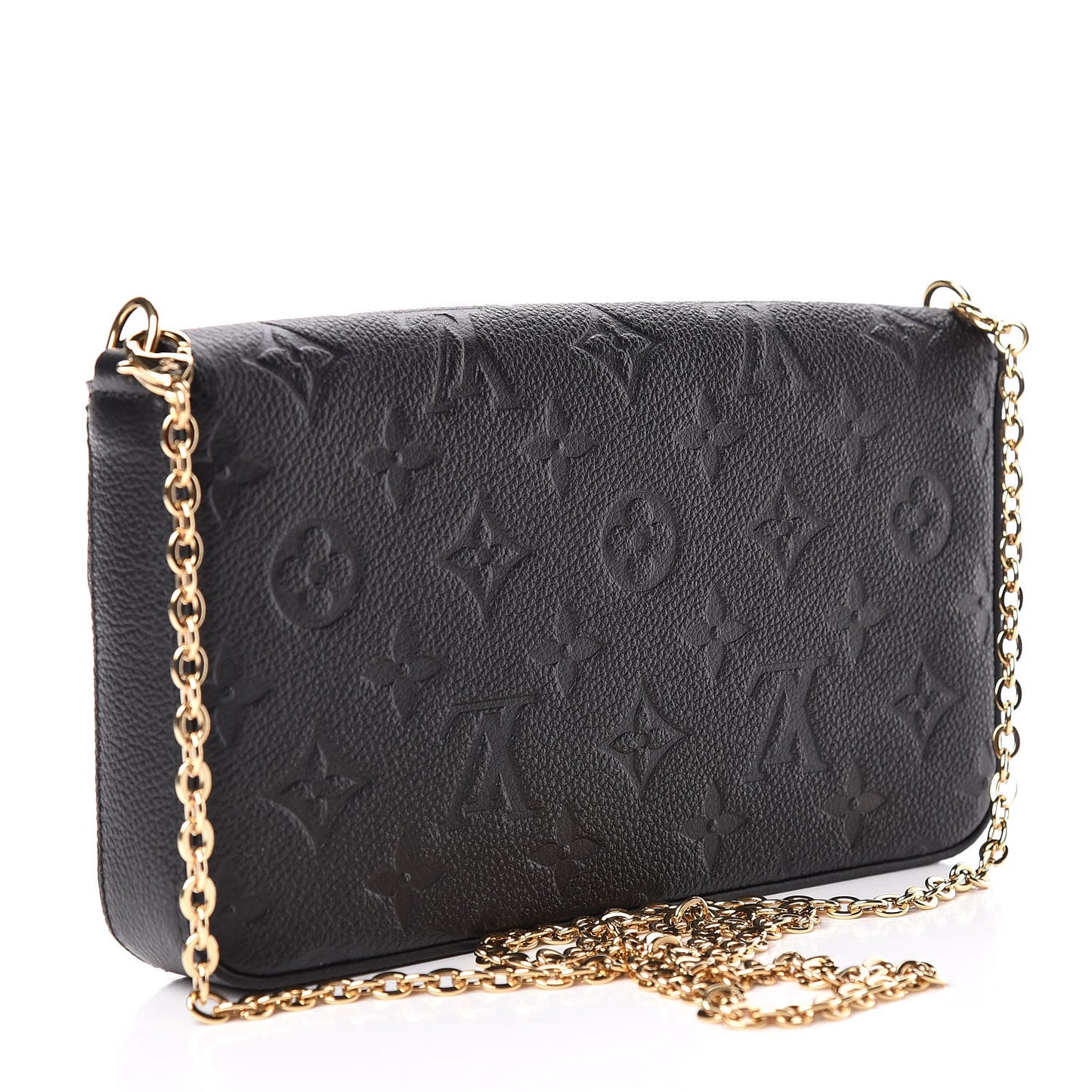 Empreinte Pochette Felicie Chain Wallet Black