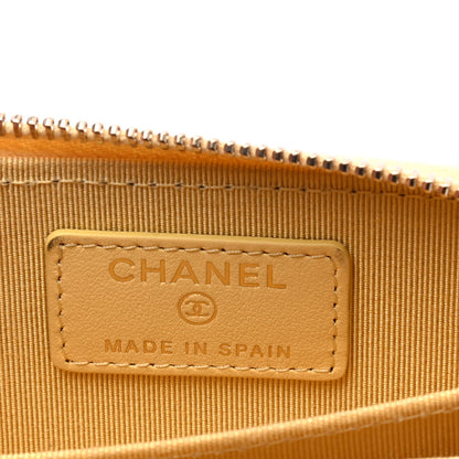 Chanel Caviar Quilted Zip Around Coin Purse 4 of 4
