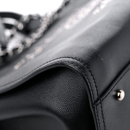Chanel Caviar Medium Studded Deauville Tote Black 8 of 11