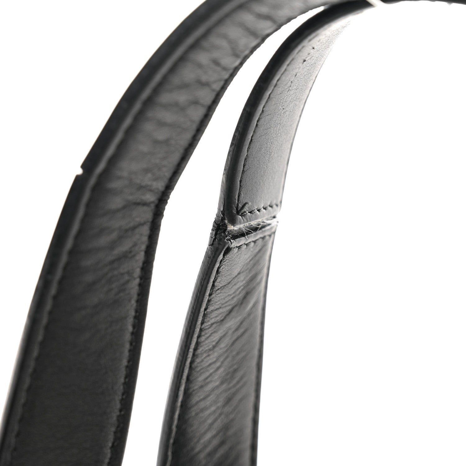 Celine Supple Natural Calfskin Medium Tri-Fold Bag Black 7 of 13