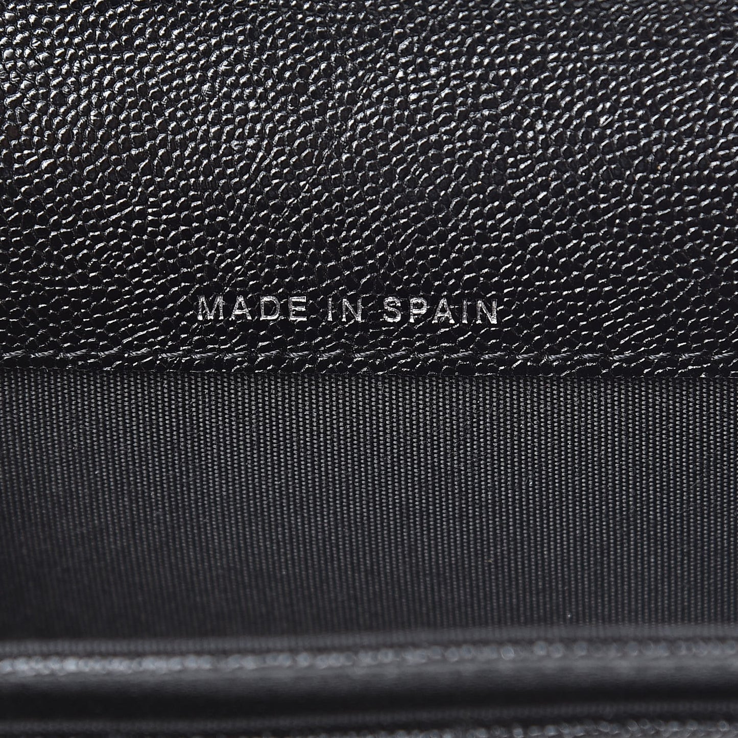 Caviar Quilted Boy Flap Card Holder Black