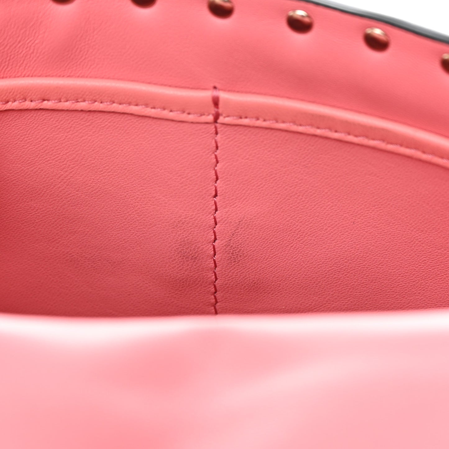 Nappa Medium Rockstud Spike Shoulder Bag Paradise Rose
