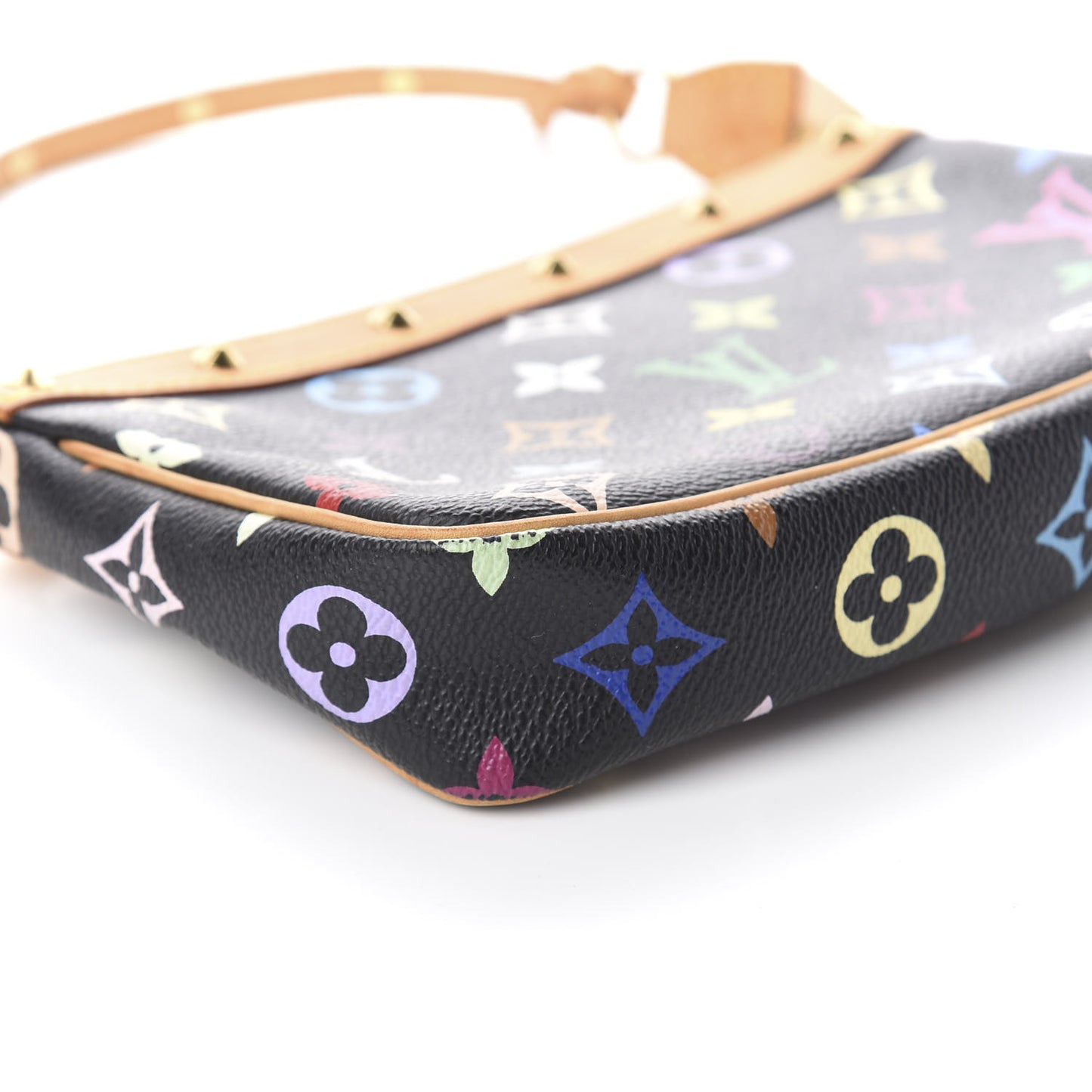 Monogram Multicolor Pochette Accessories Black