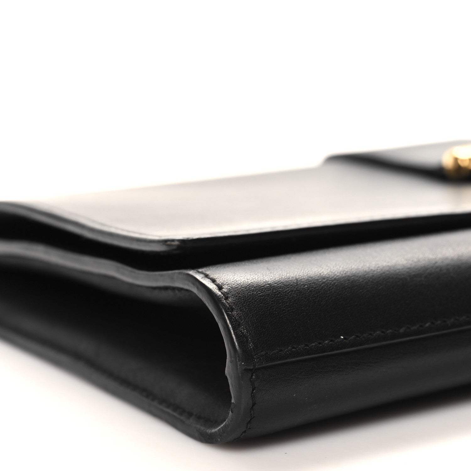 Saint Laurent Calfskin Classic Y Ligne Clutch Black 8 of 11