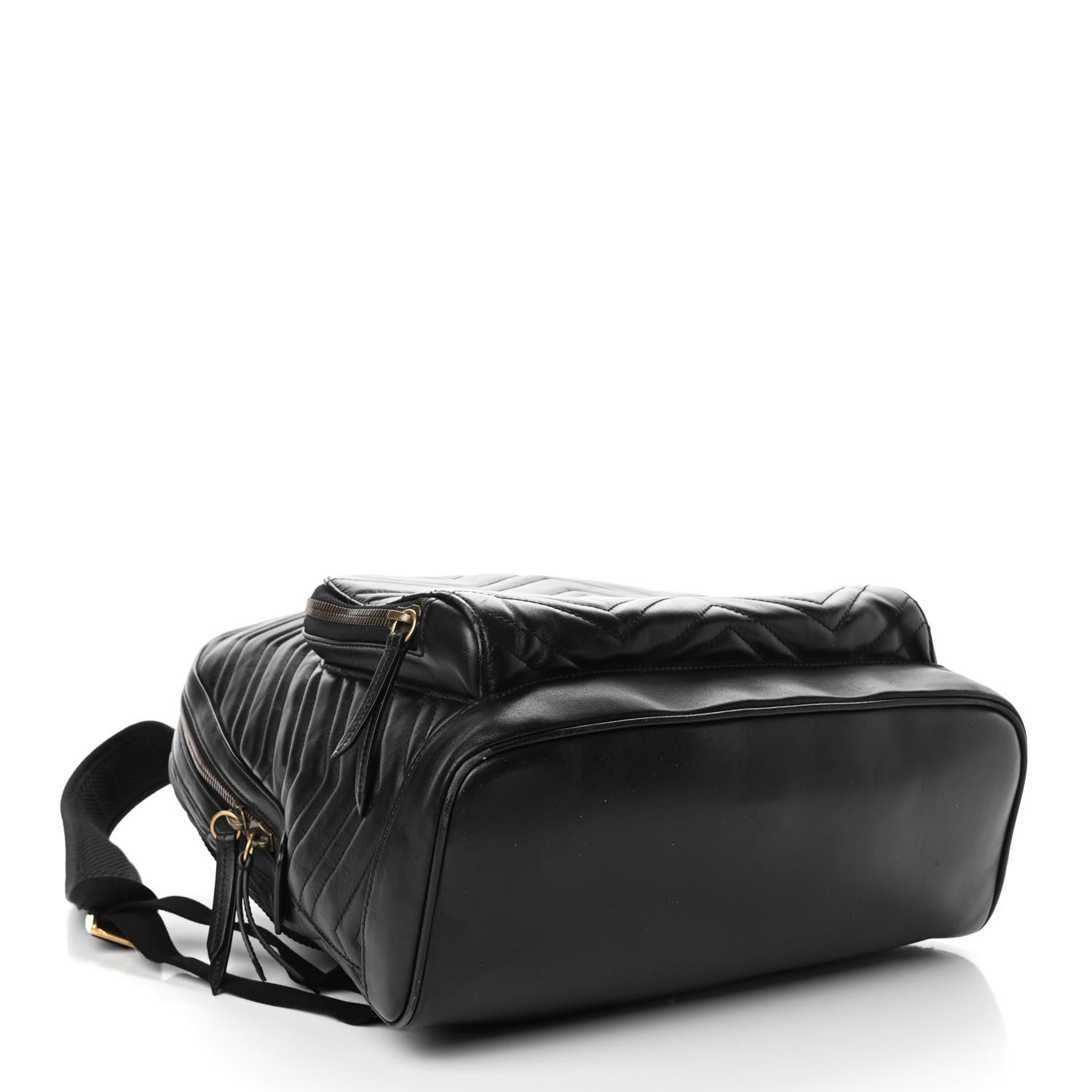Gucci Calfskin Matelasse GG Marmont Day Backpack Black 3 of 4