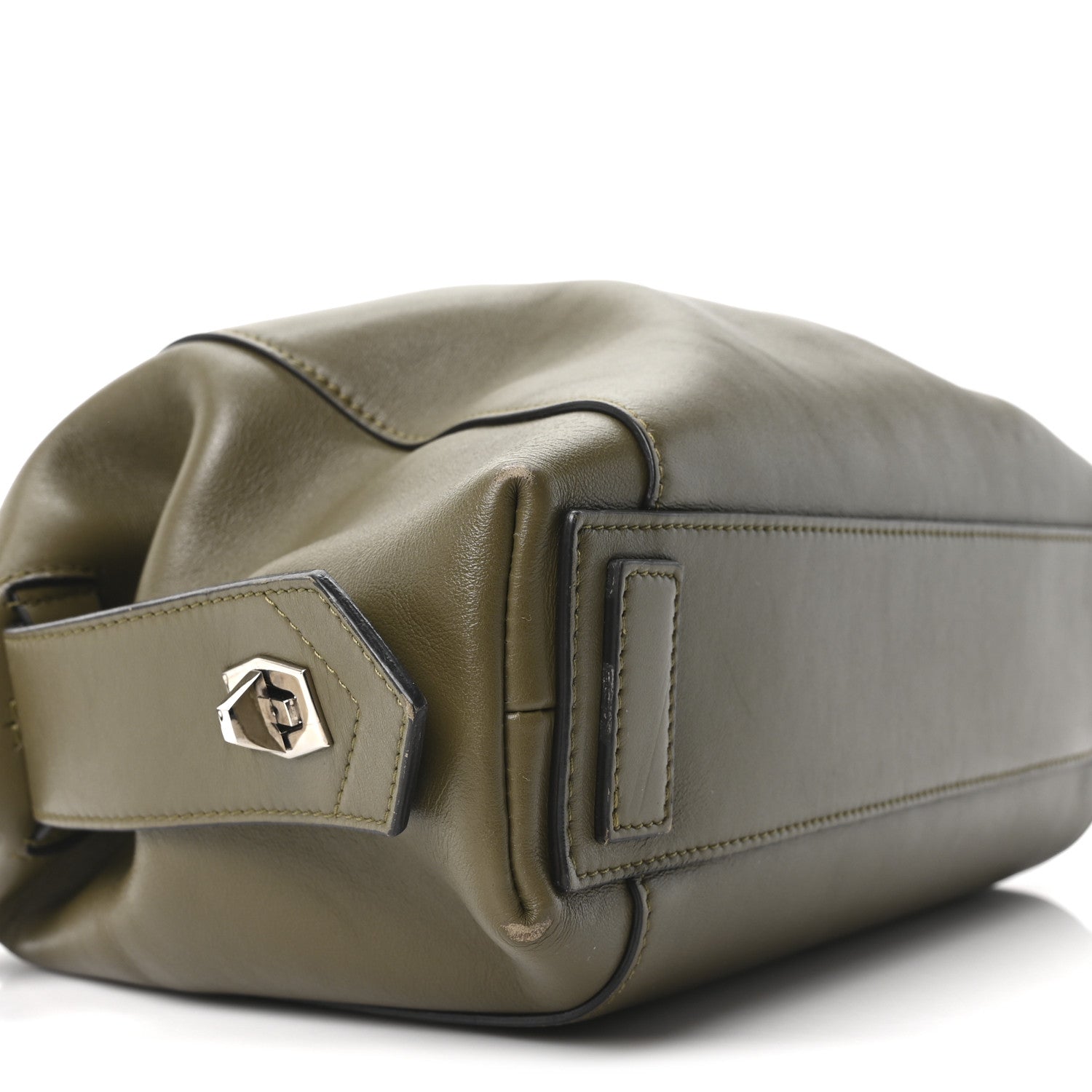 Givenchy Smooth Calfskin Small Soft Antigona Dark Khaki 8 of 9