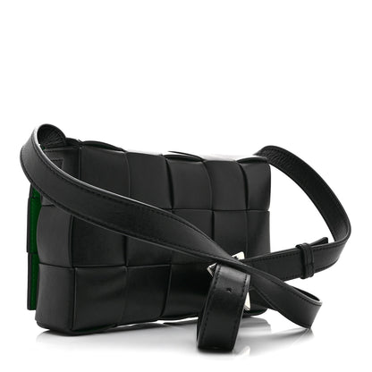 Bottega Veneta Nappa Maxi Intreccio Cassette Bag Black  Parakeet 3 of 11