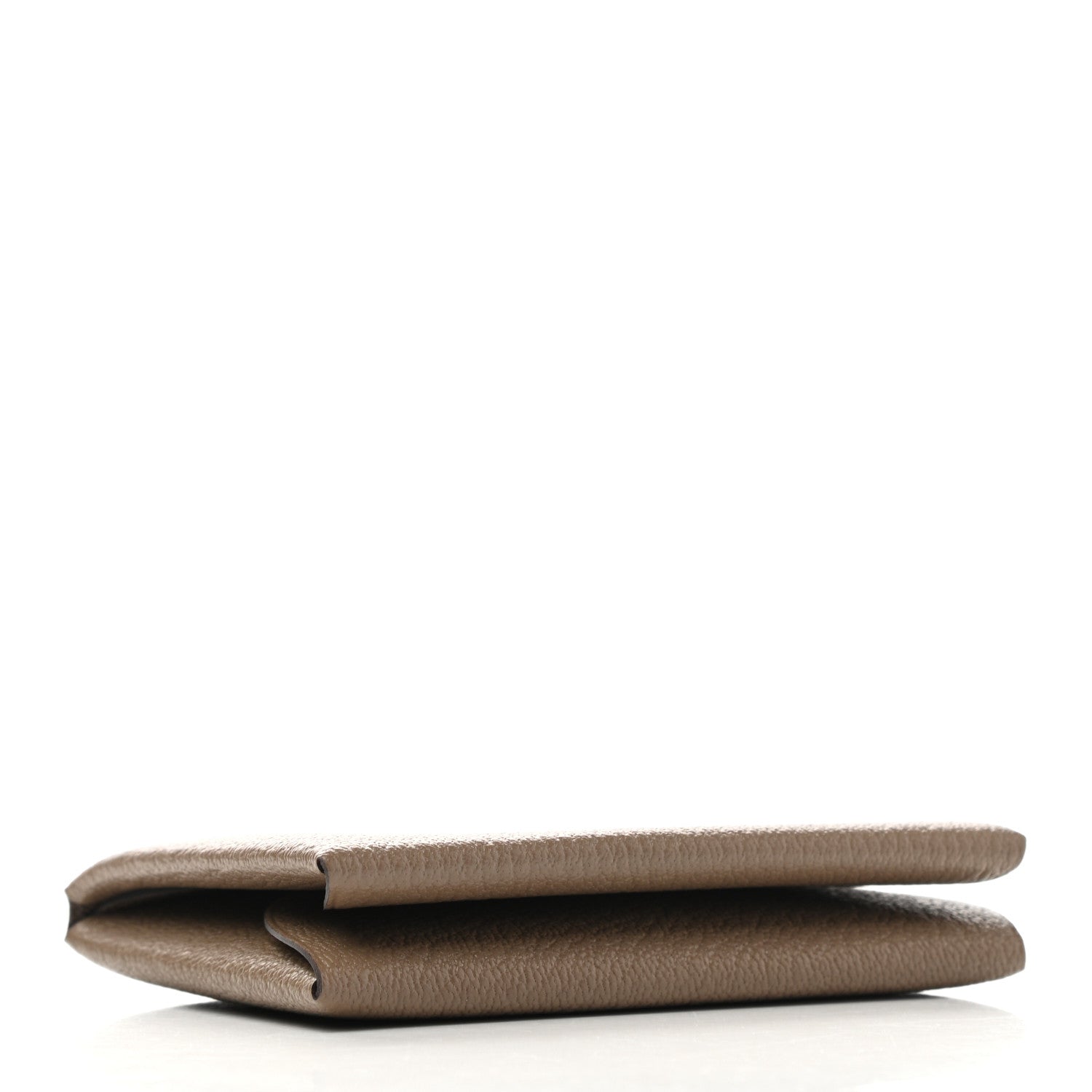 Hermes Chevre Mysore Calvi Duo Card Case Etoupe 4 of 9