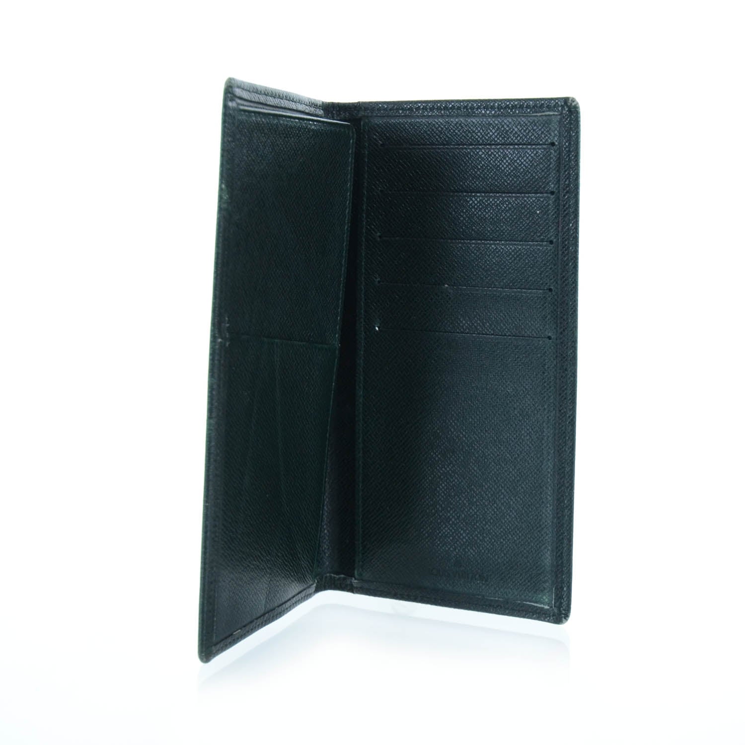 Louis Vuitton Taiga Checkbook Wallet Green 6 of 7