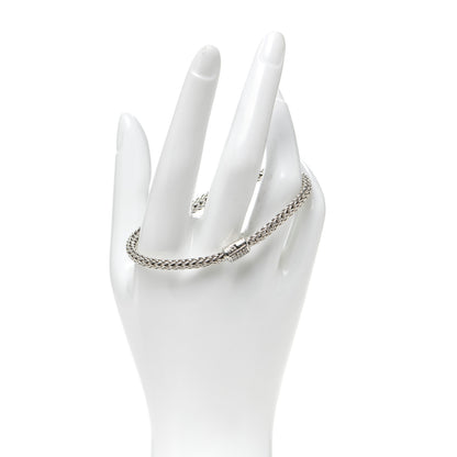 John Hardy Sterling Silver Diamond 5mm Classic Chain Bracelet 2 of 5