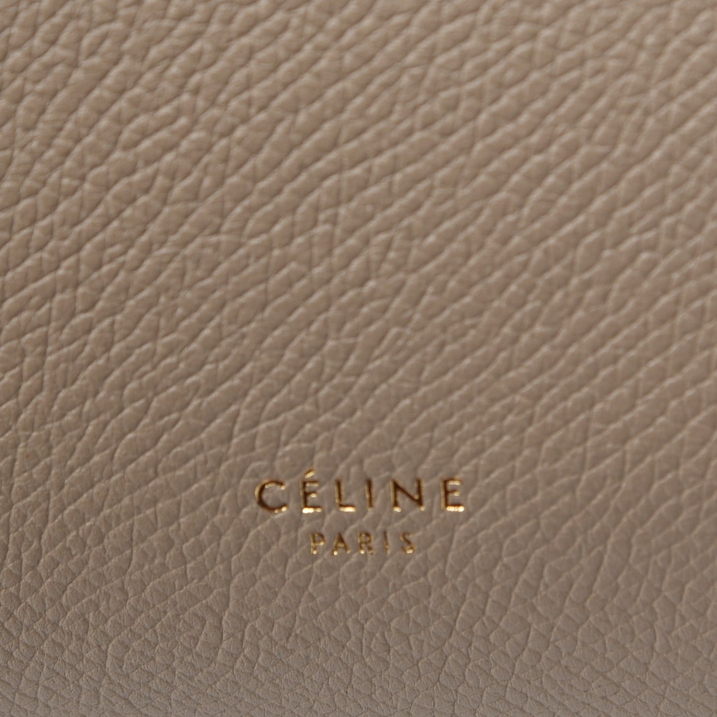 Grained Calfskin Micro Belt Bag Light Taupe