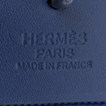 Hermes Toile Militaire Vache Hunter Herbag Zip Retourne 31 PM Bleu Bill Bleu Saphir 8 of 12