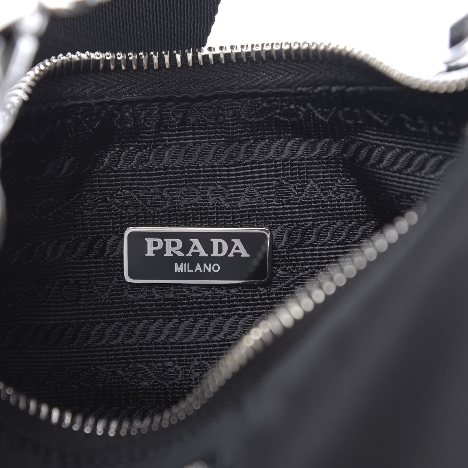 Prada Nylon Re-Edition 2005 Shoulder Bag Black 6 of 10