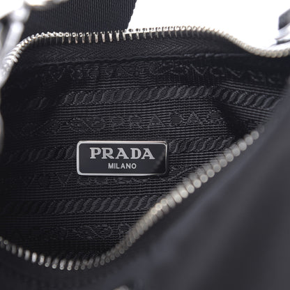 Prada Nylon Re-Edition 2005 Shoulder Bag Black 6 of 10