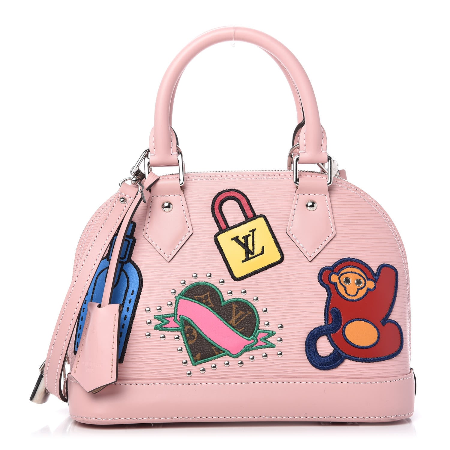Louis Vuitton Epi Stickers Alma BB Rose Ballerine 1 of 9