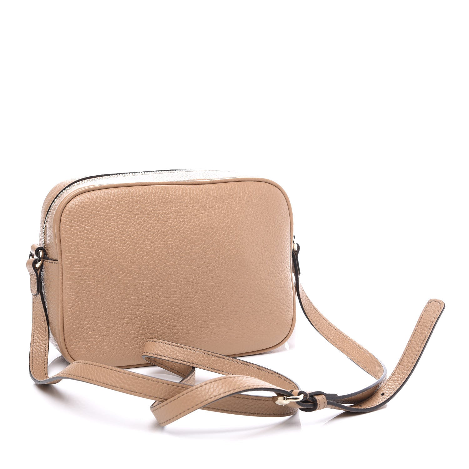 Gucci Pebbled Calfskin Small Soho Disco Bag Camelia 2 of 10