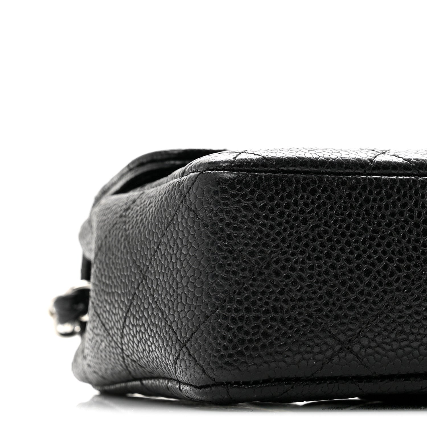 Chanel Caviar Quilted East West Flap Black 9 of 13